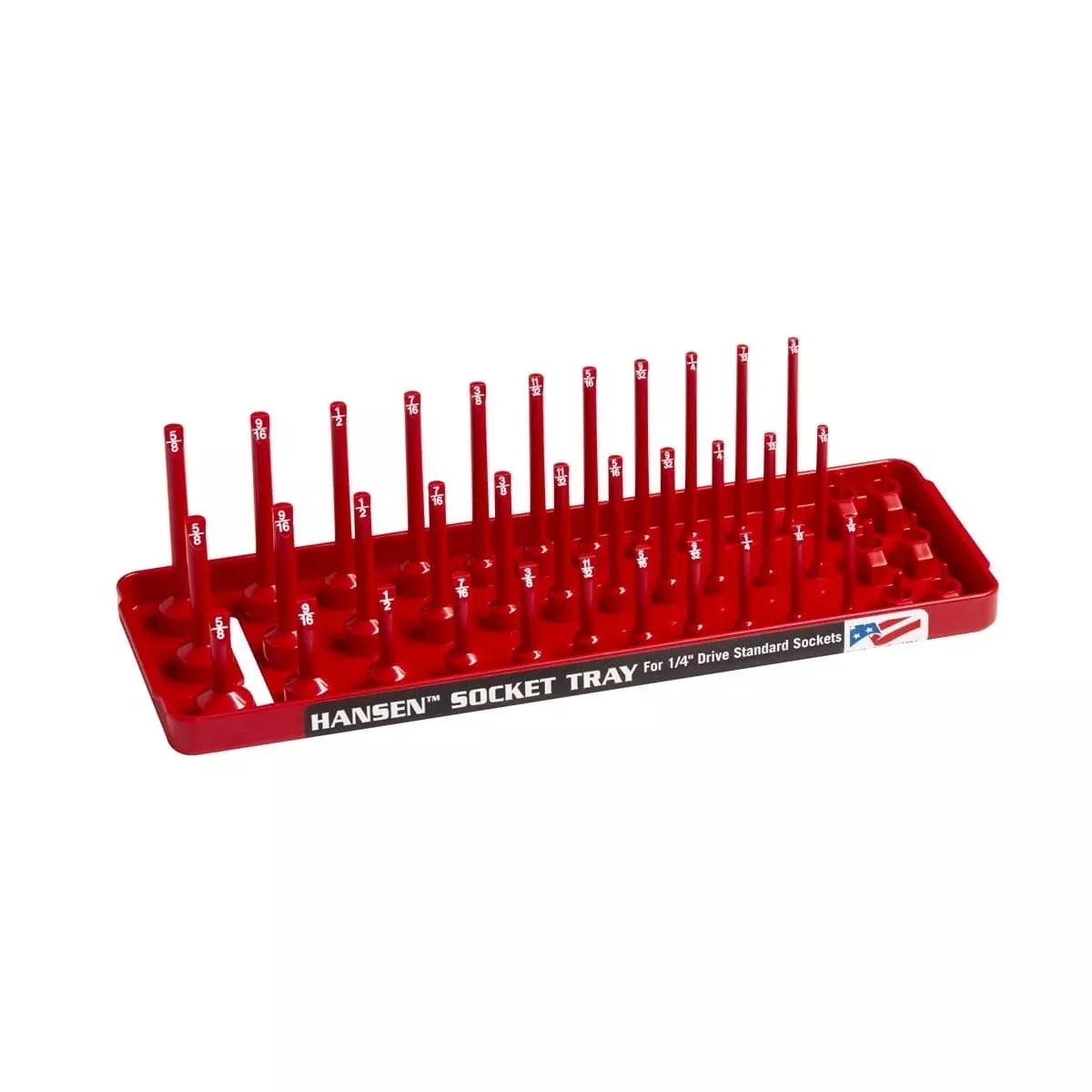 Hansen Global 14013 1/4″ Dr. 3-Row Soc Tray