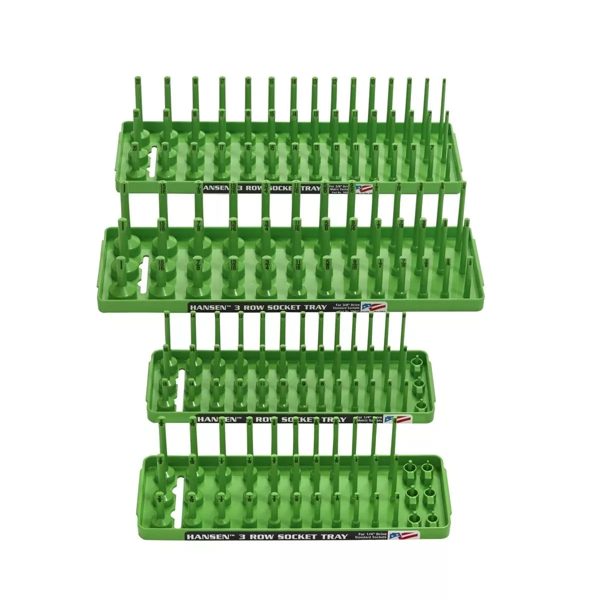 Hansen Global 92004 Soc Holder, Green (4-Pack)