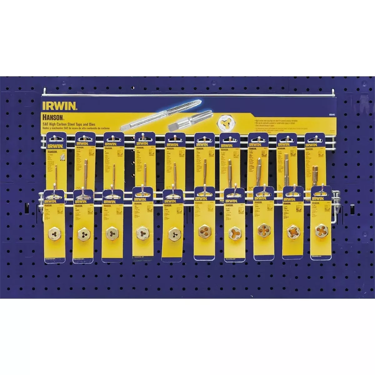 Hanson 65540 50Pc Sae Tap & Die Display