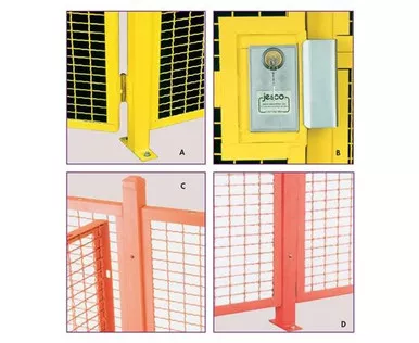 High Security Wire Partition Systems Installation Components - 2