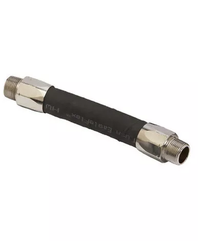 Husky CP16HW05 EagleFlex 1'' x 5' Black Hardwall Whip Hose