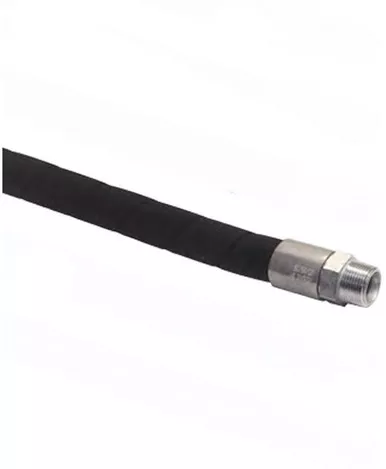 Husky CP16HW150L EagleFlex 1'' x 150' Black Low Cost Hardwall Whip Hose