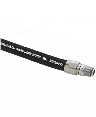 Husky CP16HW50SV EagleFlex 1'' x 50' Black Hardwall Whip Hose with Swivel