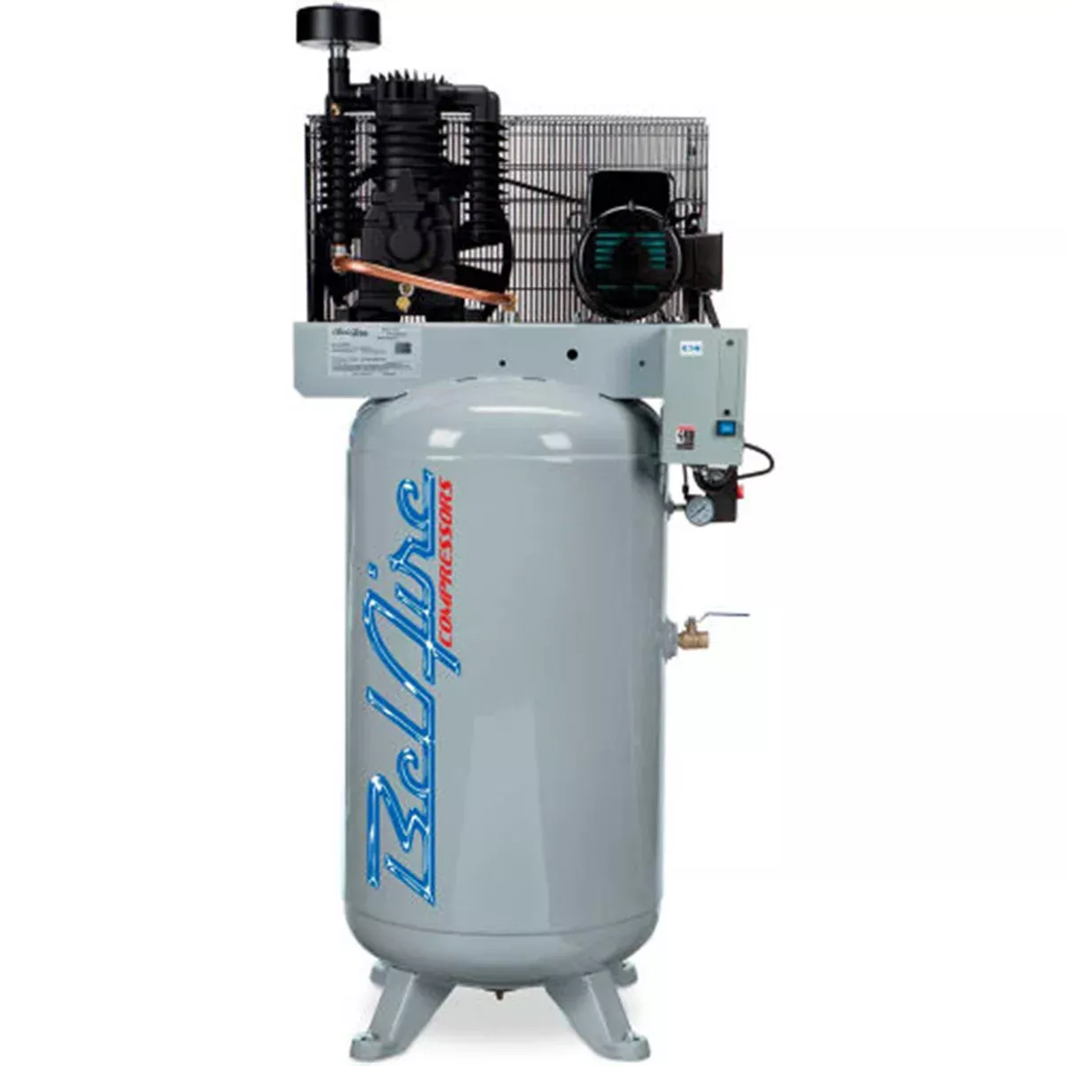 IMC (Belaire) Compressor 7.5HP 80G Vertical 2STG 1PH-3PH With Starter IMC338VL