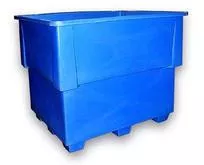 IND-1 Large Capacity Pallet Containers - 4-Way Fork Entry - 1