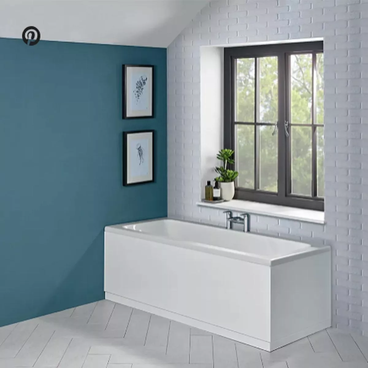 Isocore 700mm Panel & Plinth White 12mm