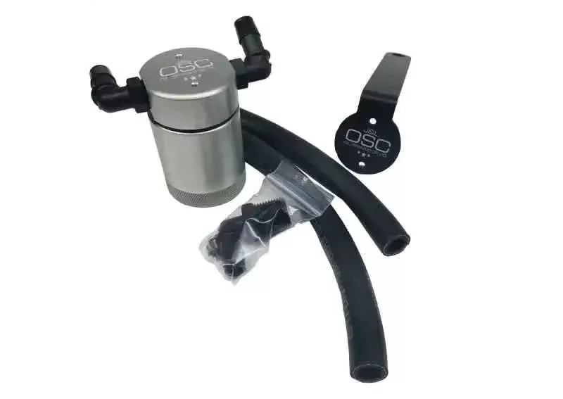 J&L 99-04 Ford Mustang SVT Cobra Passenger Side Oil Separator 3.0 – Clear Anodized