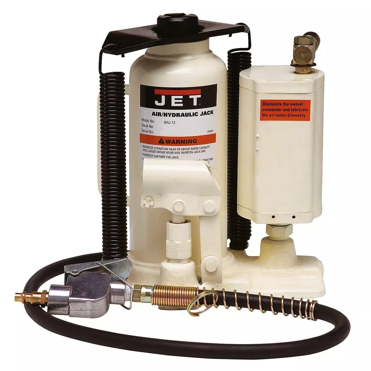 Jet Tools 456620 Ahj-20 20-Ton Air / Hydraulic Bottle Jack C