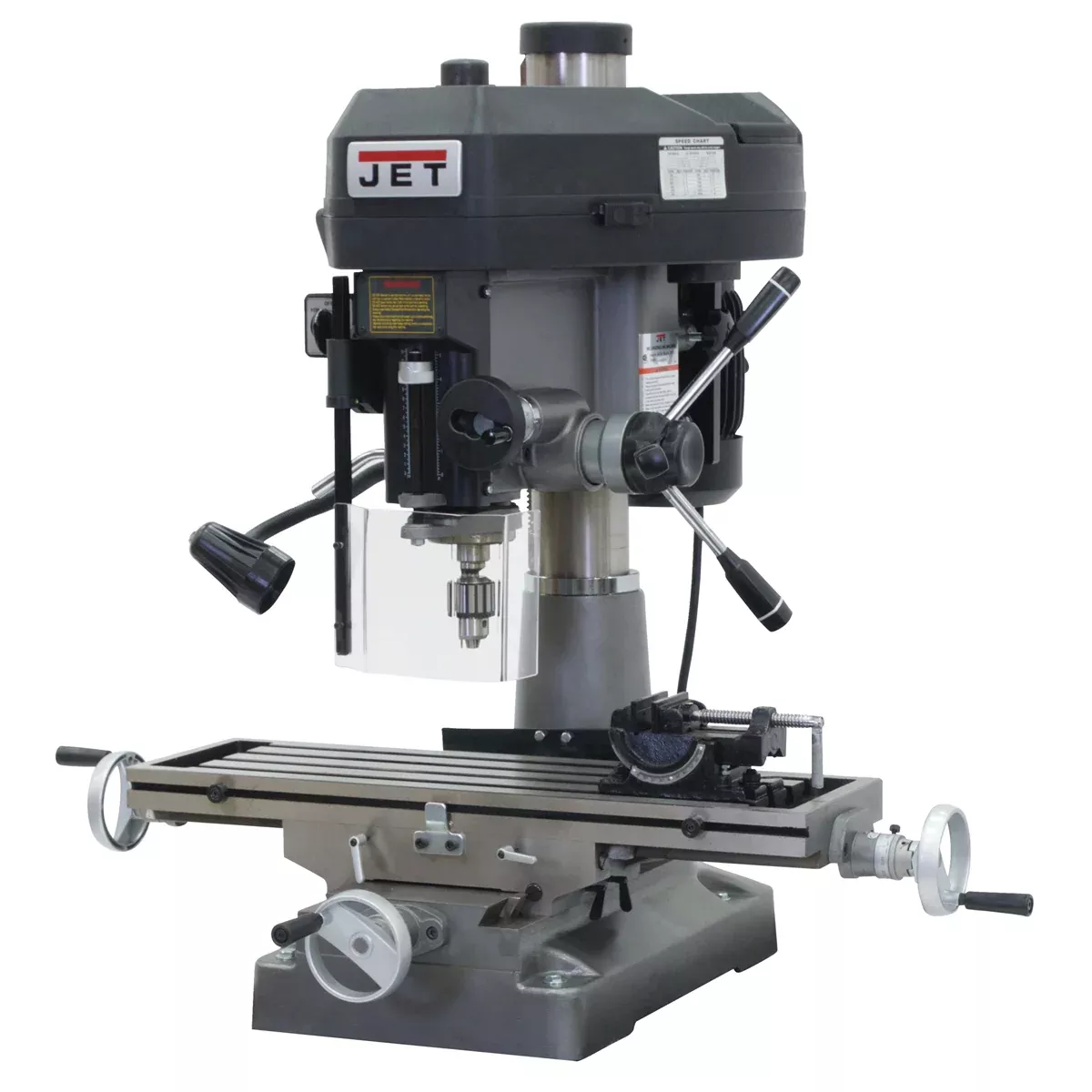 Jet Tools JMD-18, R-8 Taper Mill Drill 2HP 1PH 115/230 JET350018