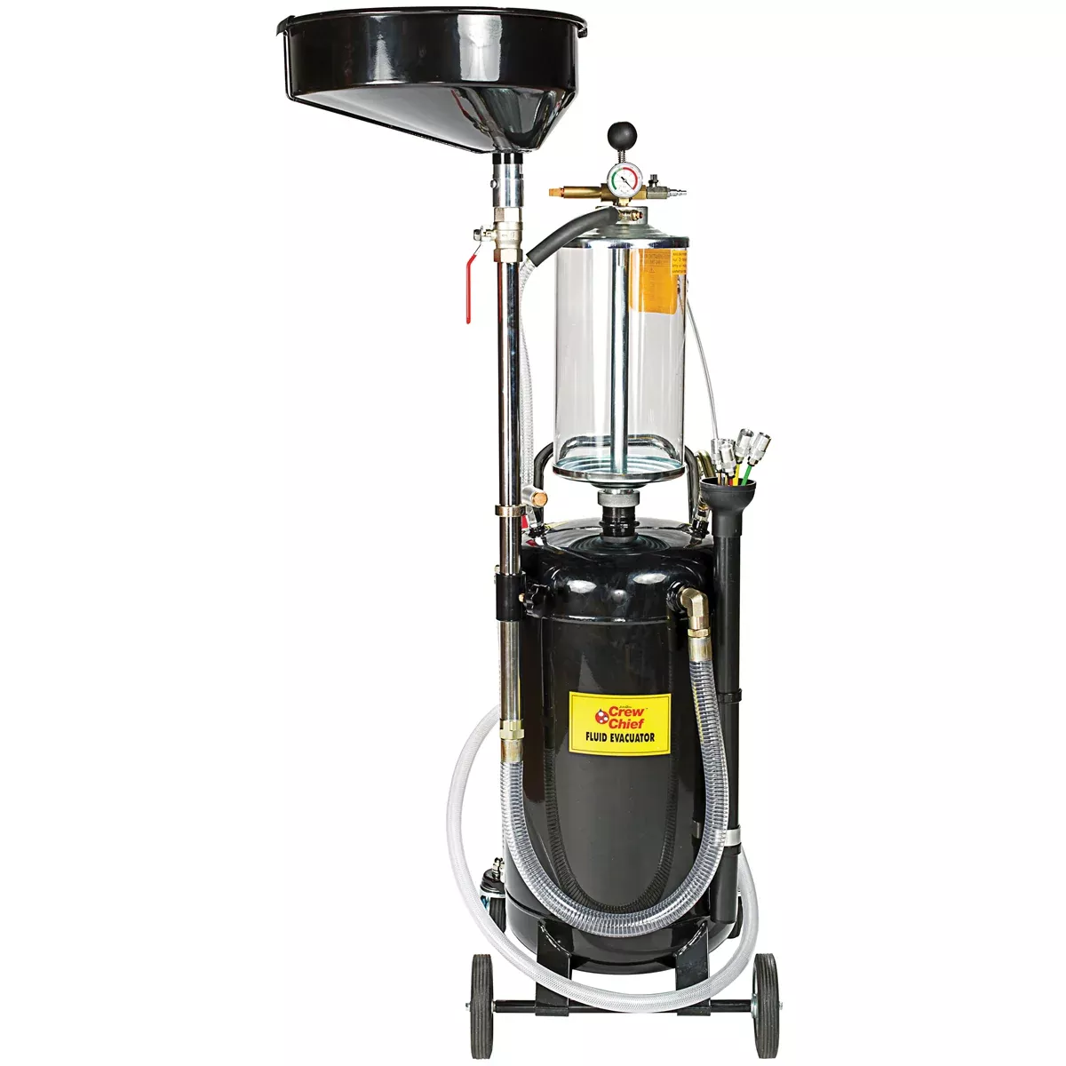 John Dow Industries 20-GAL DRAIN/EVAC COMBO W/ BOWL & JLR ADAPTER DOWJDI-20COMBO-BJLR