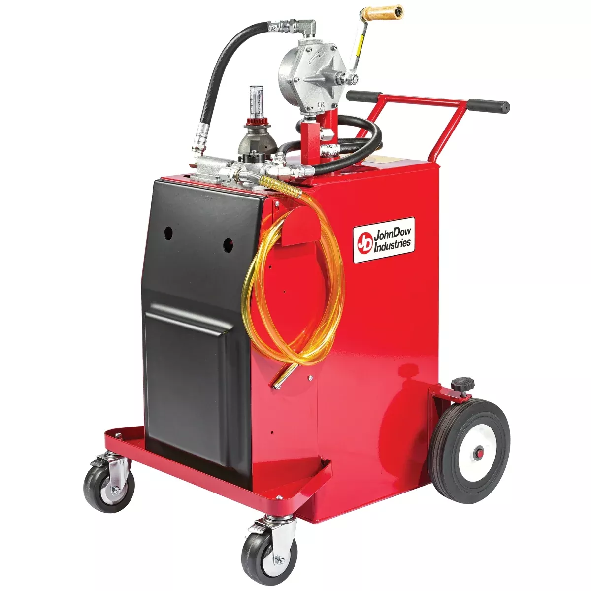 John Dow Industries UL Listed 30 Gallon Gas Caddy With Rotary Pump DOWFC-P30-UL