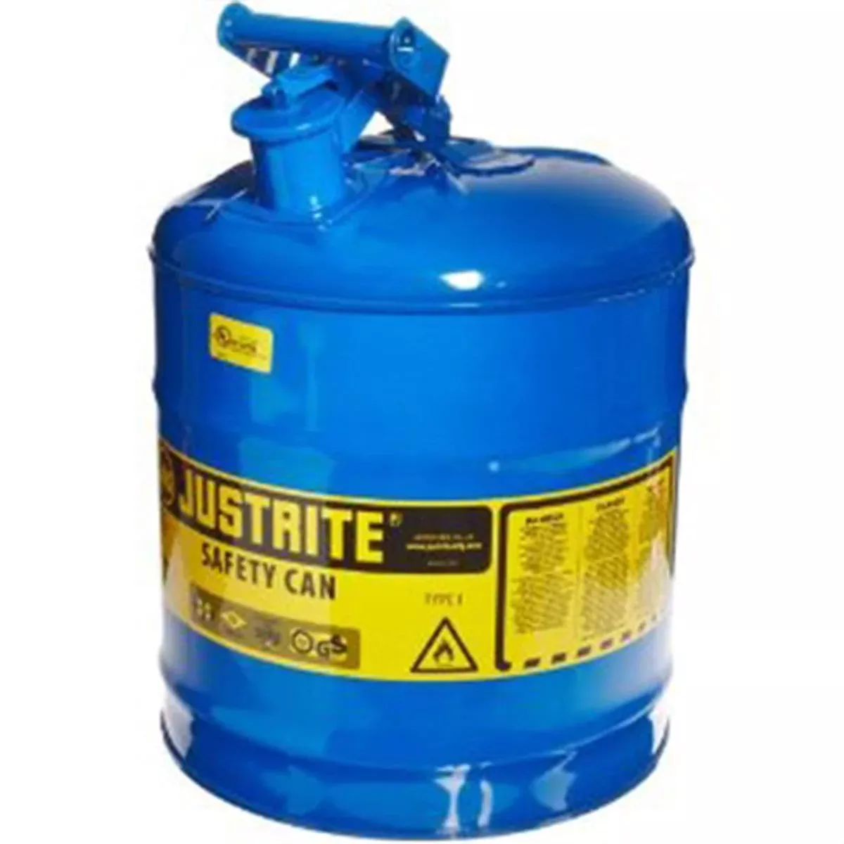 Justrite Mfg. Co. 7150300 5Gal/19L Safety Can Blue