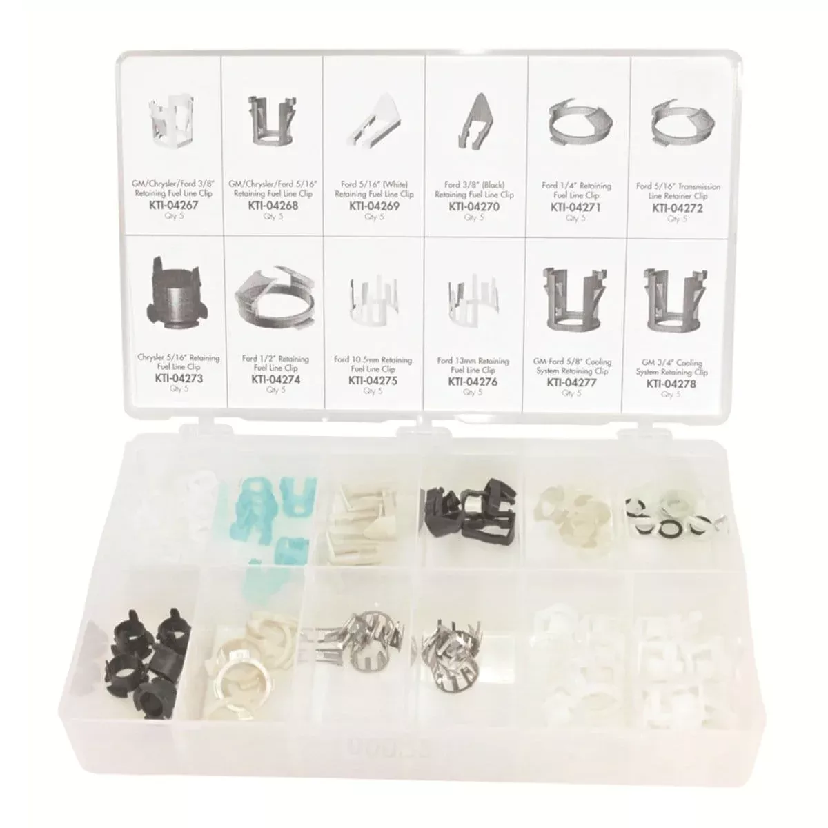 K Tool International KTI-00022 Quick Disconnect Clips- 60 Piece