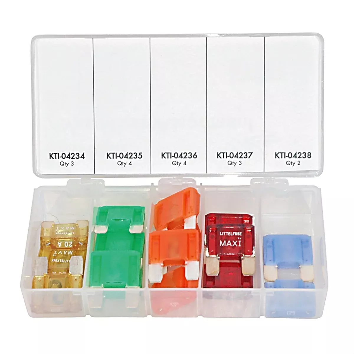 K Tool International KTI-00027 Fuse Kit- Maxi Fuse 16 Pieces