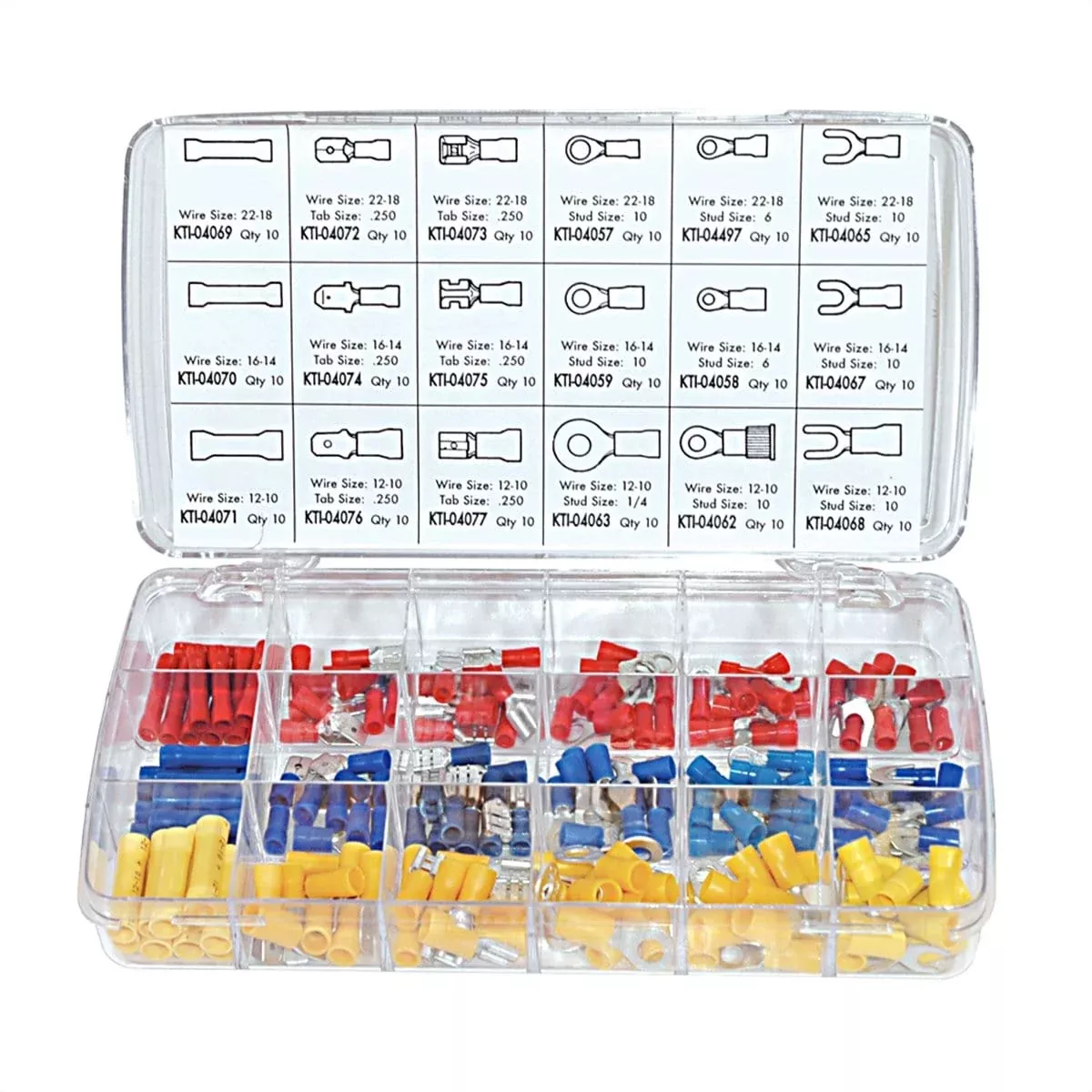K Tool International KTI-00037 Solderless Terminal Kit – 180
