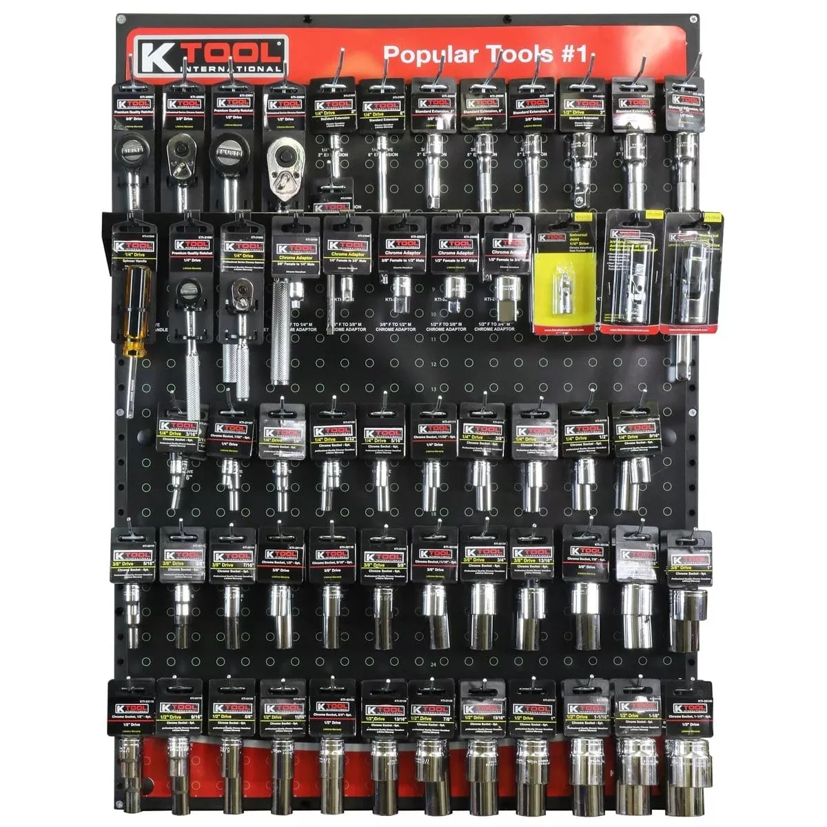 K Tool International KTI-0834 Popular Tools 1 Display By Kti