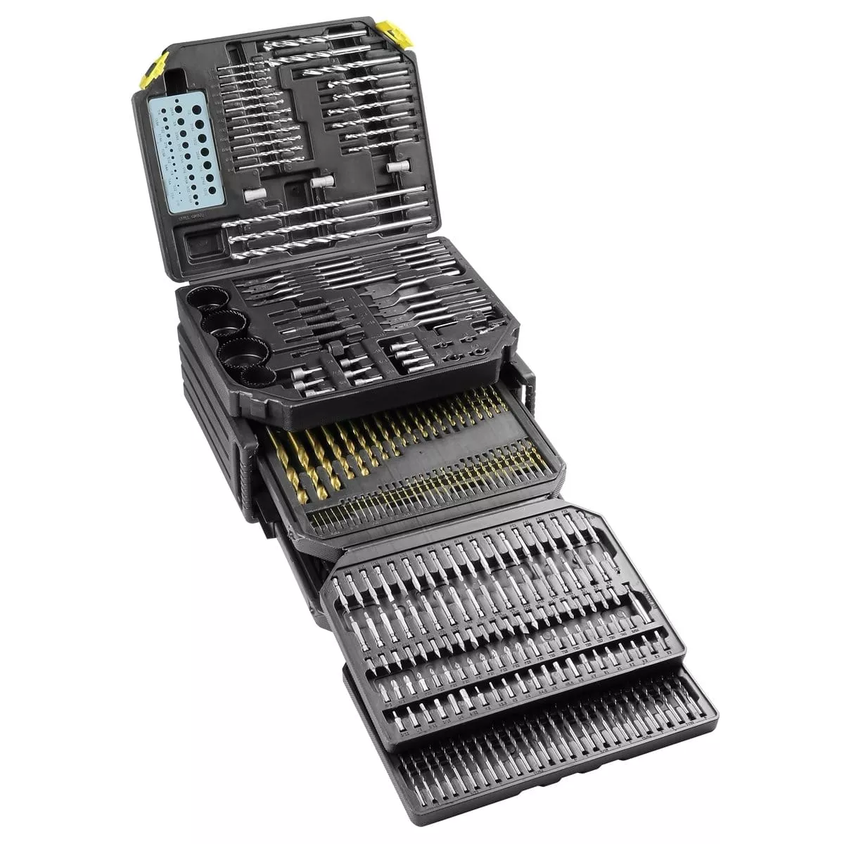 K Tool International KTI-10330 Master Drill Bit 326-Piece Set, Includes Bits & Ac