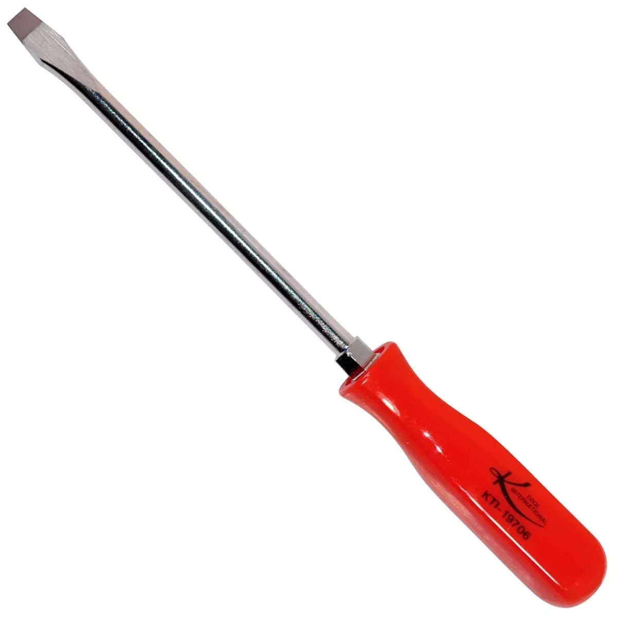 K Tool International KTI-19706 6 In. Slotted Screwdriver With Orange Handle (Ea)