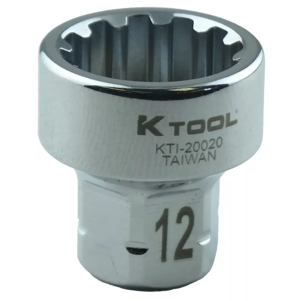 K Tool International KTI20662 Spline Soc 1/4" Dr 12Mm