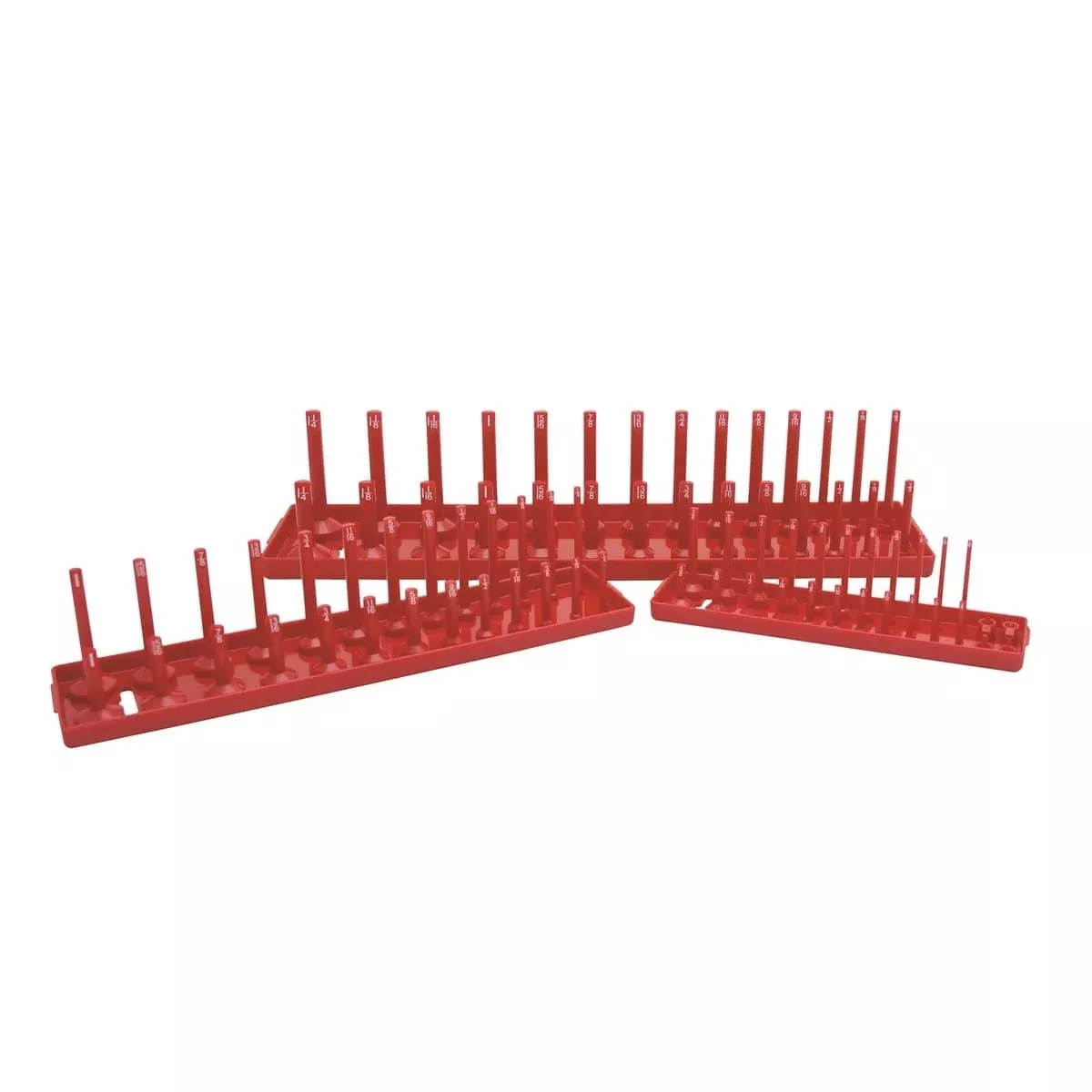 K Tool International KTI72470 3-Piece Sae Soc Holder Set Red