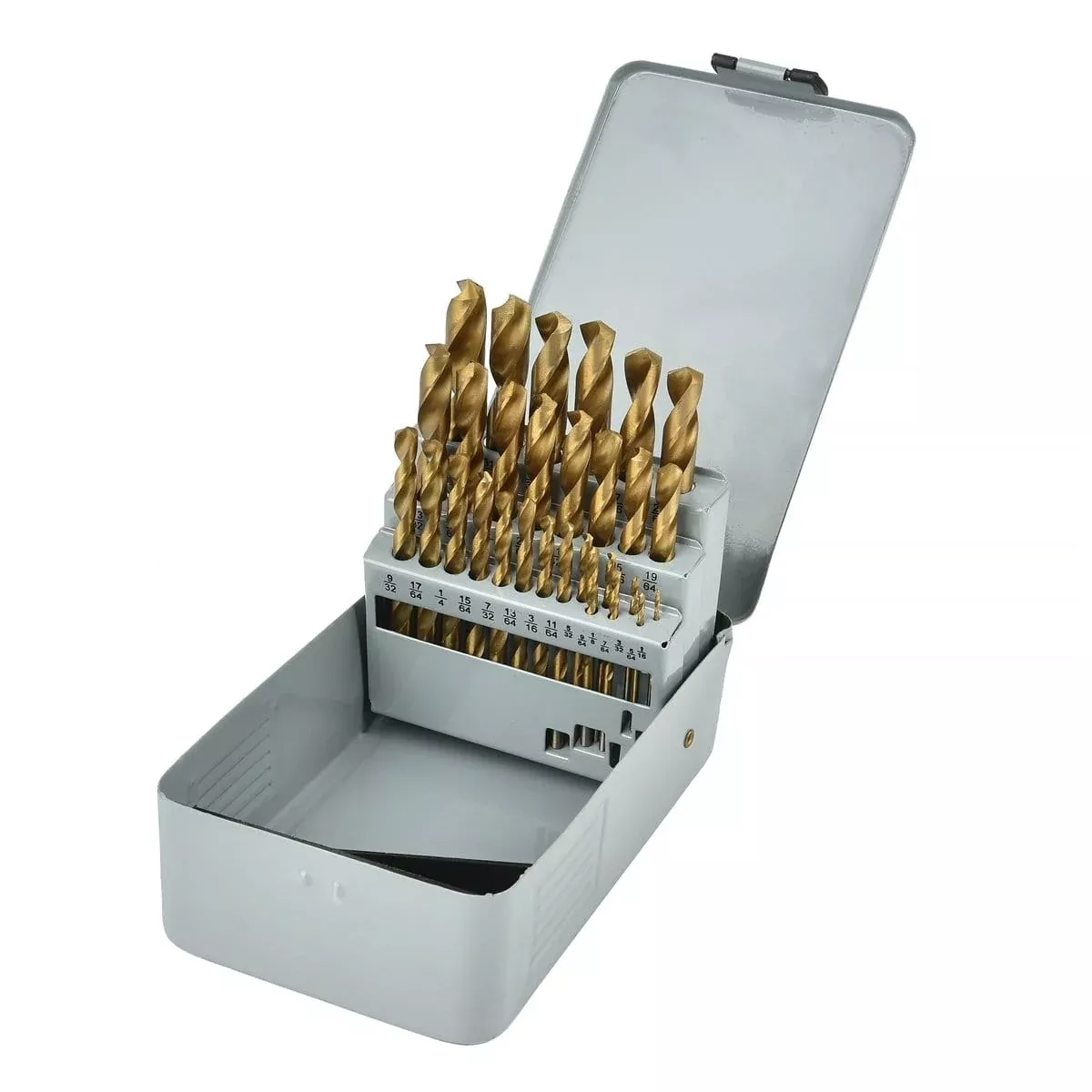 K Tool International LK190114 Drill Bit Set Titanium 29 Pc