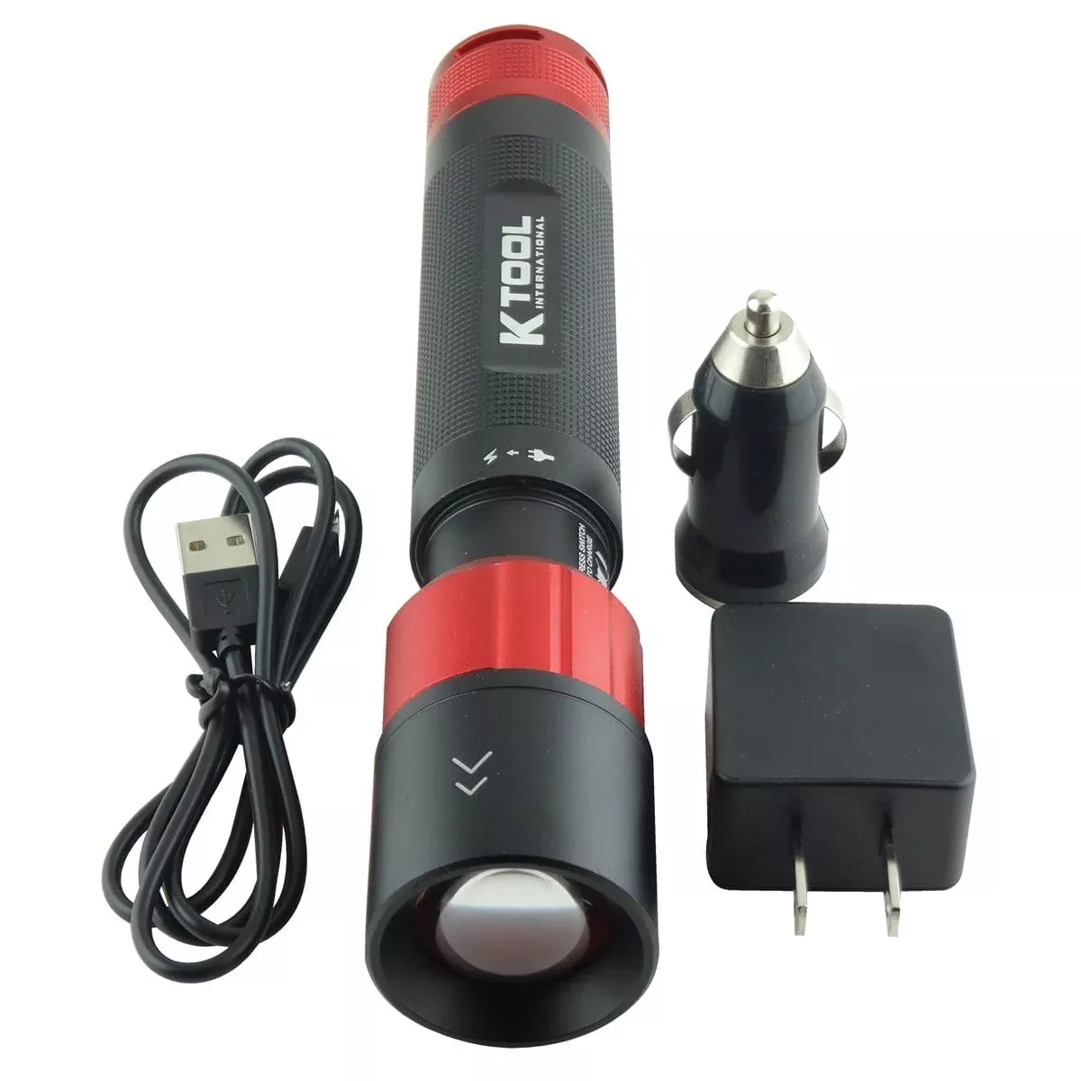 K Tool International unknown Rechgargable 250 Lumen Flashlight Cree Led Xpg