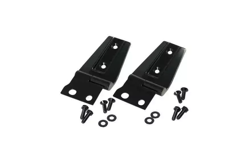 Kentrol 07-18 Jeep Wrangler JK Hood Hinge Pair – Powdercoat Black