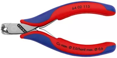Knipex 64 02 115, 4 1/2″ Electronics End Cutting Nippers
