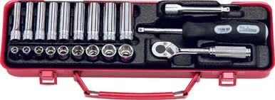 Koken 2277, 1/4 Sq. Dr. 21 Piece Metric 6-Point Socket Set5.5-13mm