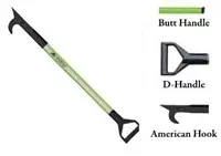 Leatherhead Tools 3 ft. Dog-Bone American Hook w/D-Handle – Lime