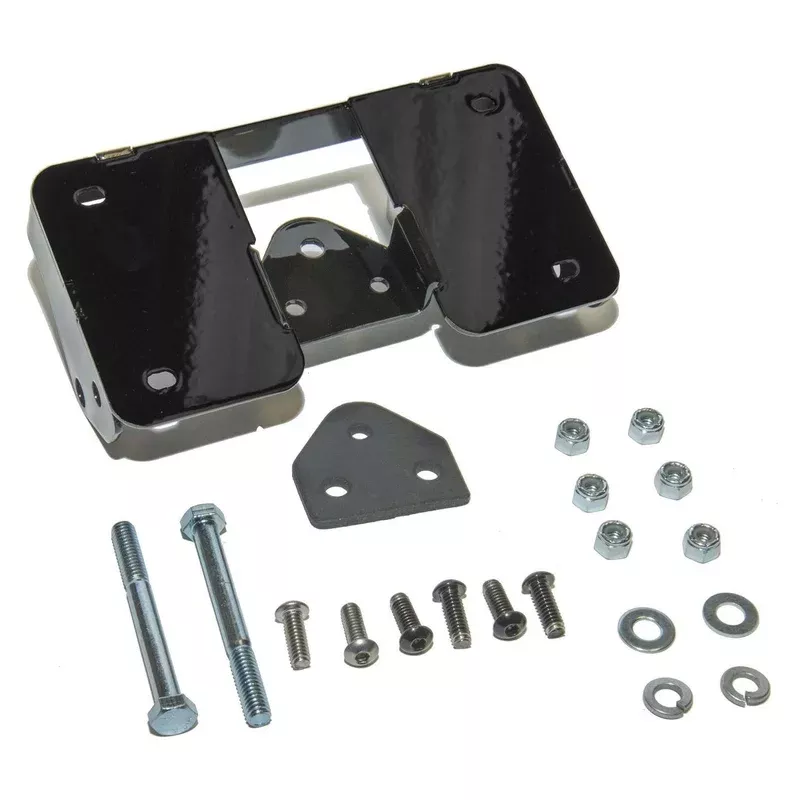 Leatherworks Lay Down License Plate Mount With Turn Signal Relocation Kit For Harley Fat Boy 2007-2017