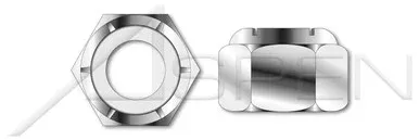 M12-1.75 DIN 982, Metric, High Hex Nylon Insert Stop Lock Nuts, A4 Stainless Steel