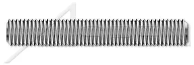 M18-2.5 X 1m DIN 976-1, Metric, Studs, Left-hand Thread, Full Thread, A2 Stainless Steel
