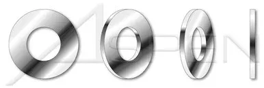 M52 DIN 125 Type A / ISO 7089-7090, Metric, Standard Flat Washers, A4 Stainless Steel