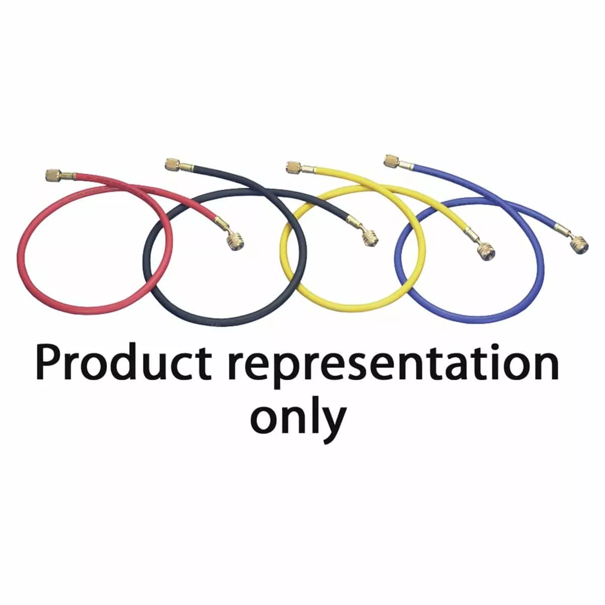 Mastercool 45723 Hose 72 R12 Red W/Qk Seal End