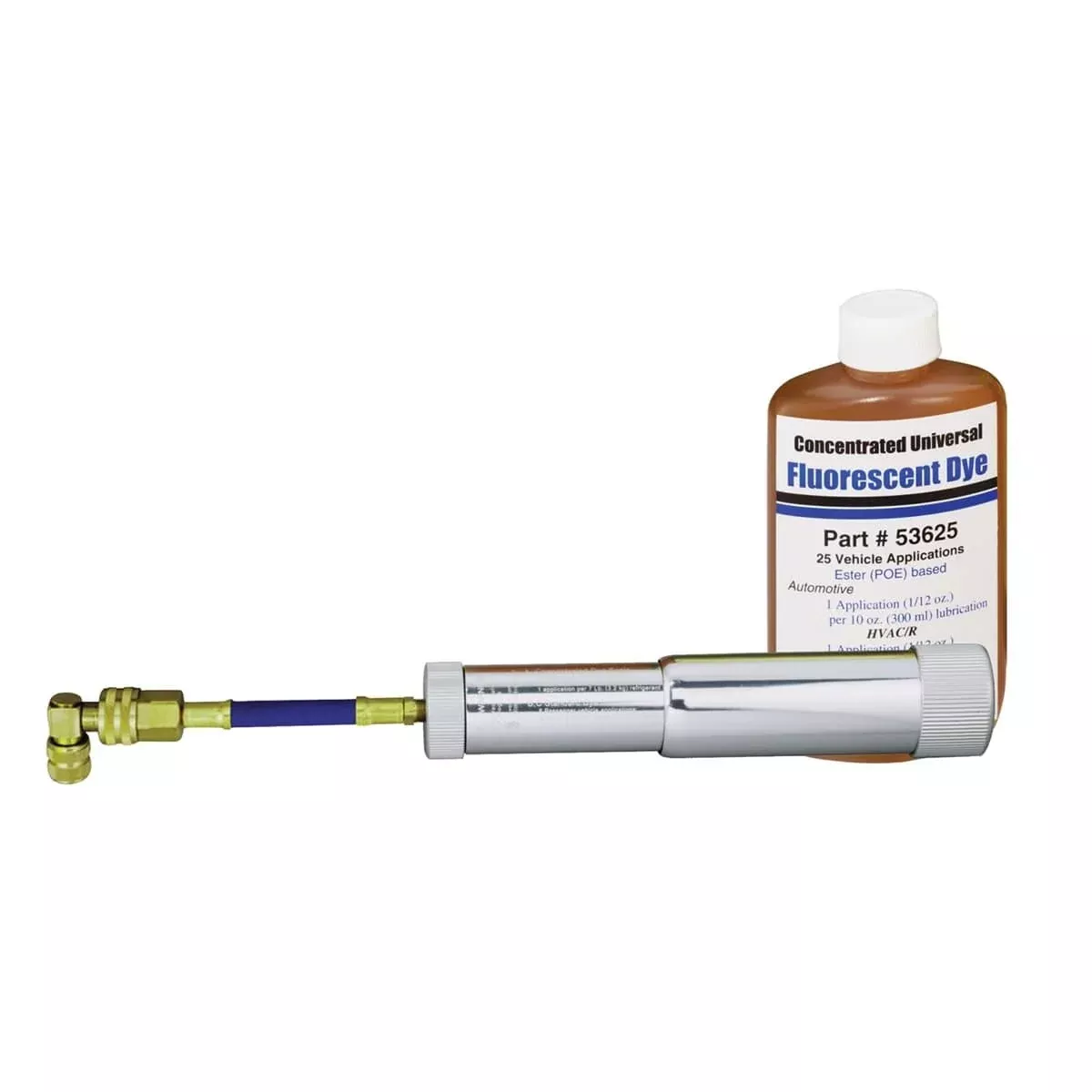 Mastercool 53123 Refillable 2Oz Aluminum Dye/Oil Injection System
