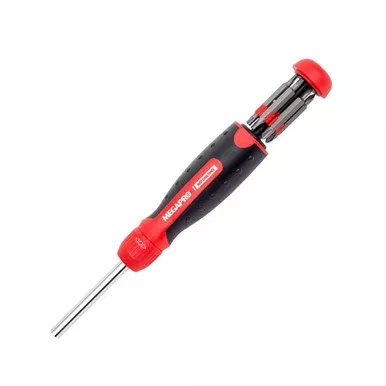Megapro 211R2C36RD Ratcheting 13 in 1 Multi-bit Screwdriver