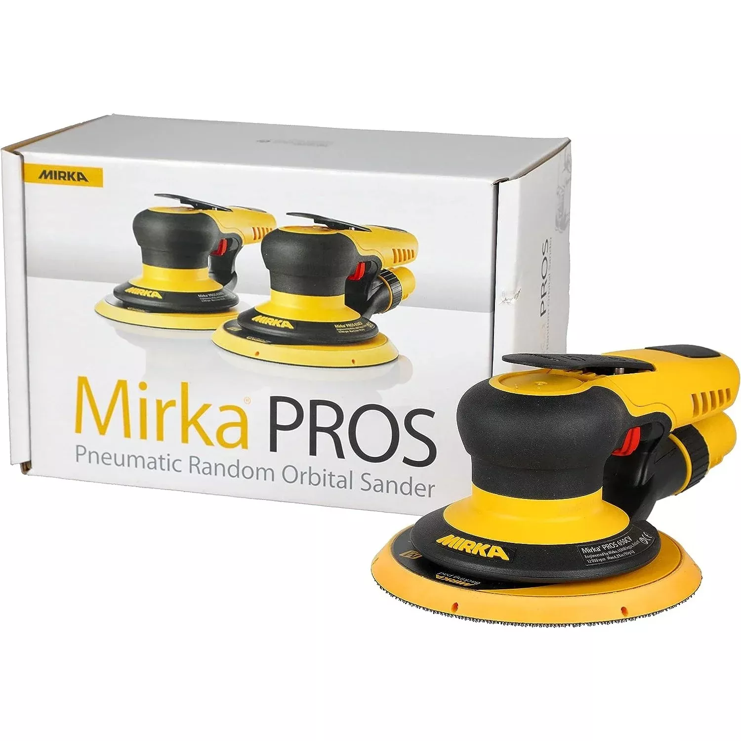 MIRKA PROS 6″ SANDER, VACUUM-READY, 5mm ORBIT
