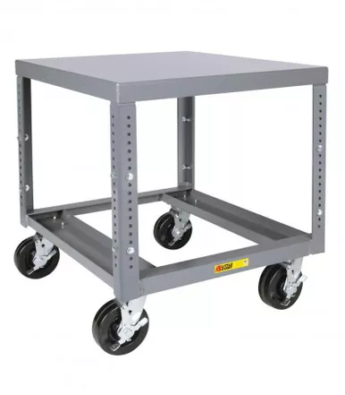 Mobile Adjustable Height Heavy-Duty Machine Table