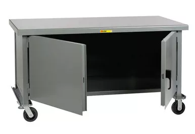 Mobile Heavy-Duty Cabinet Workbench - 4