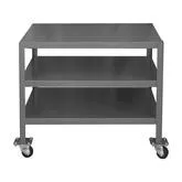 Mobile Medium Duty Machine Tables - 3 Shelves