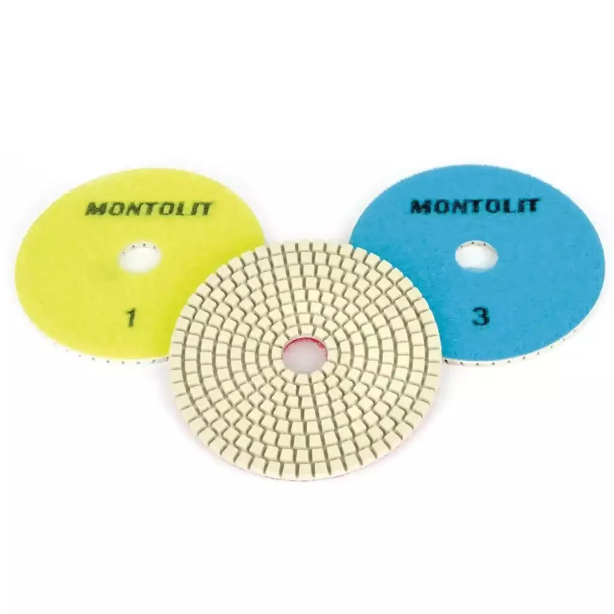 Montolit Diamond Resin Polishing Pads Kit