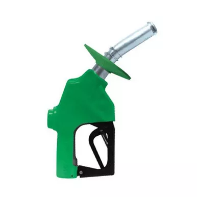 OPW 7H-0100-B20 1'' NPT Green Automatic Shut-Off Nozzle w/ Spout Ring