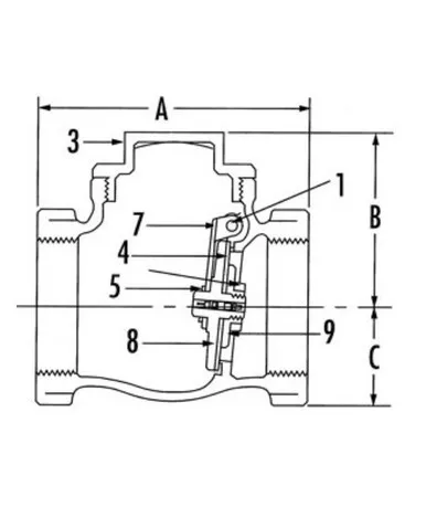 OPW H06799 Replacement Disc Sub-Assy for 1175 Swing Check Valve