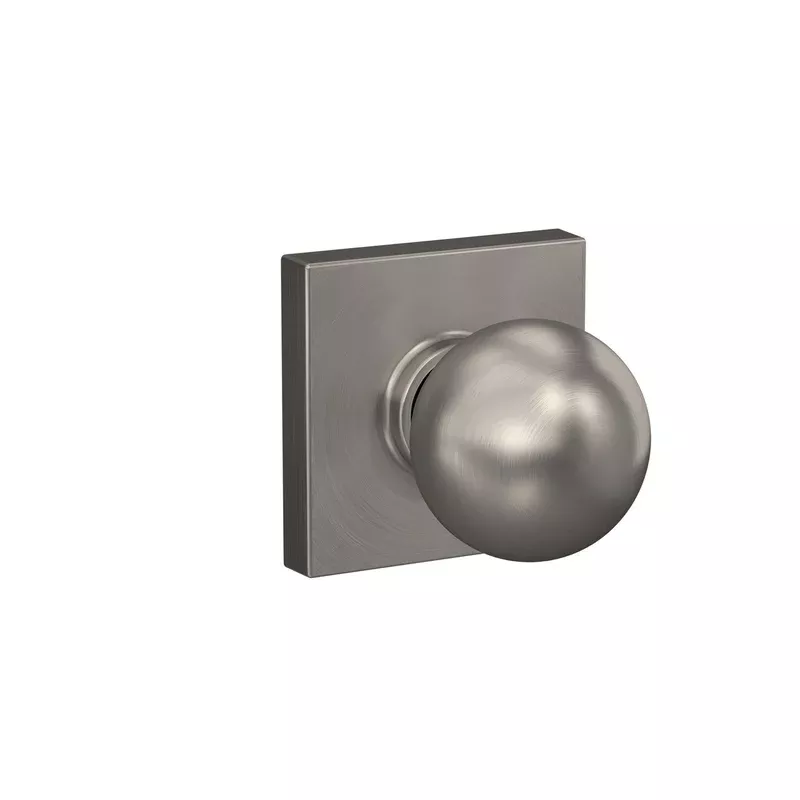 Orbit Knob Hall & Closet Lock with Collins Trim