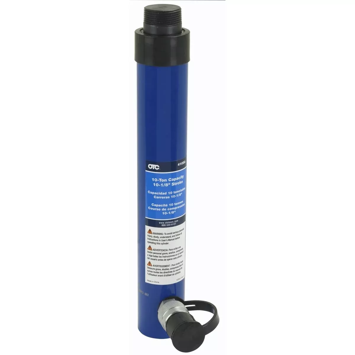 OTC 4105A Hydraulic Single Acting Cylinder, 10 Ton