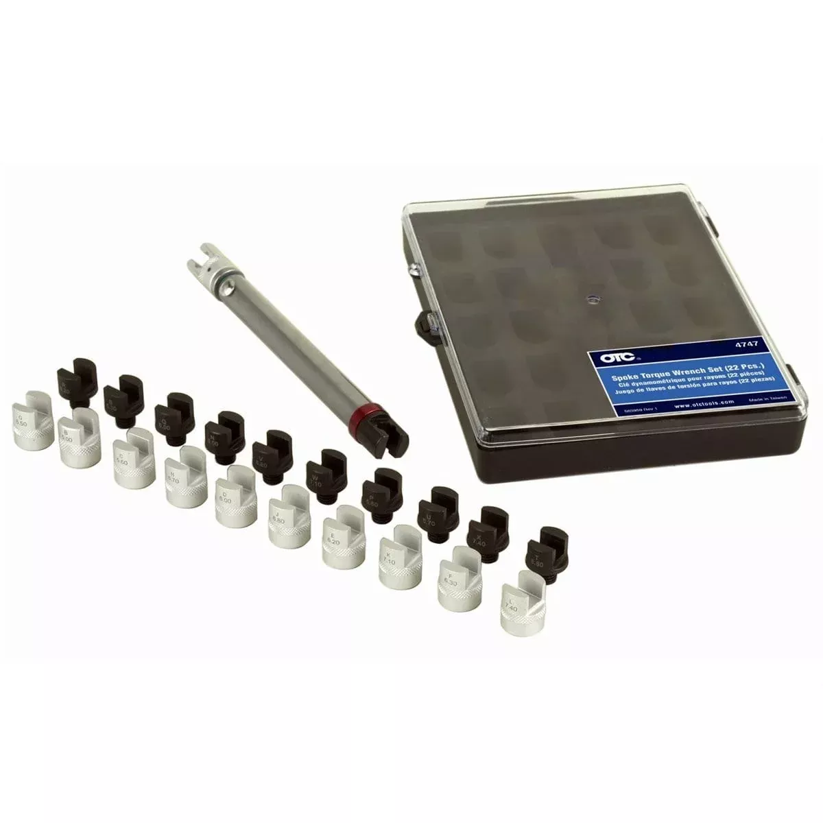 OTC 4747 Spoke Torque Wrench Set, 22 Piece