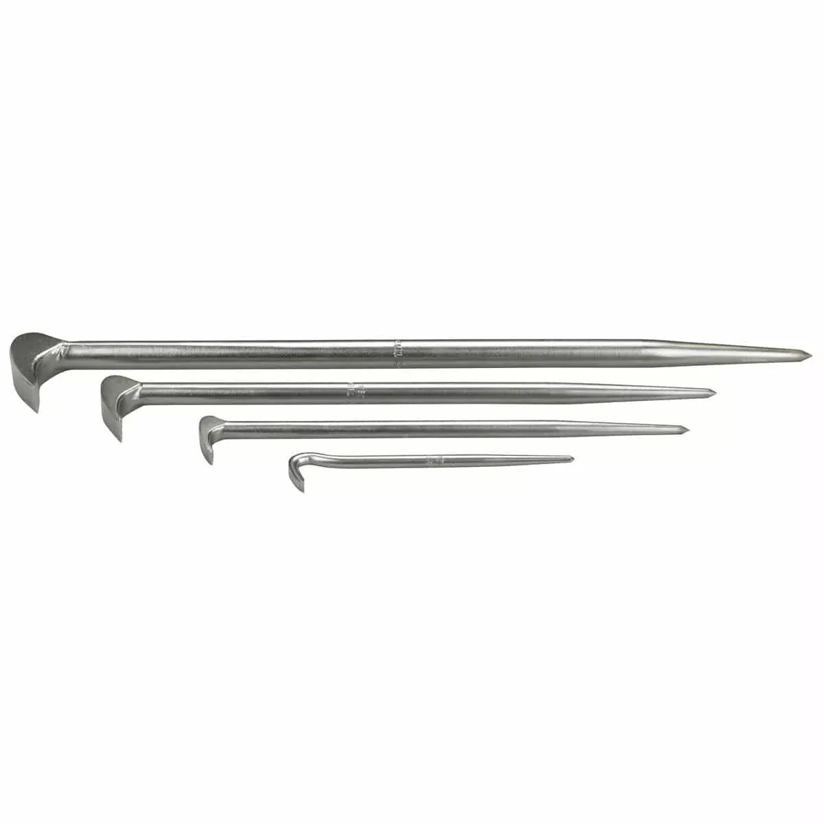OTC 7176 4 Piece Rolling Head Pry Bar Kit