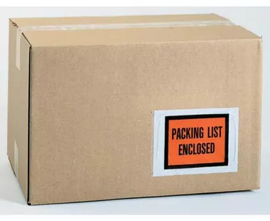 Packing List Envelopes Invoiced Enclosed Top Description - 1