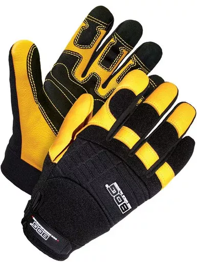 Performance Glove Rope/Rescue Grain Deerskin Rubbertec Palm | Bob Dale Gloves